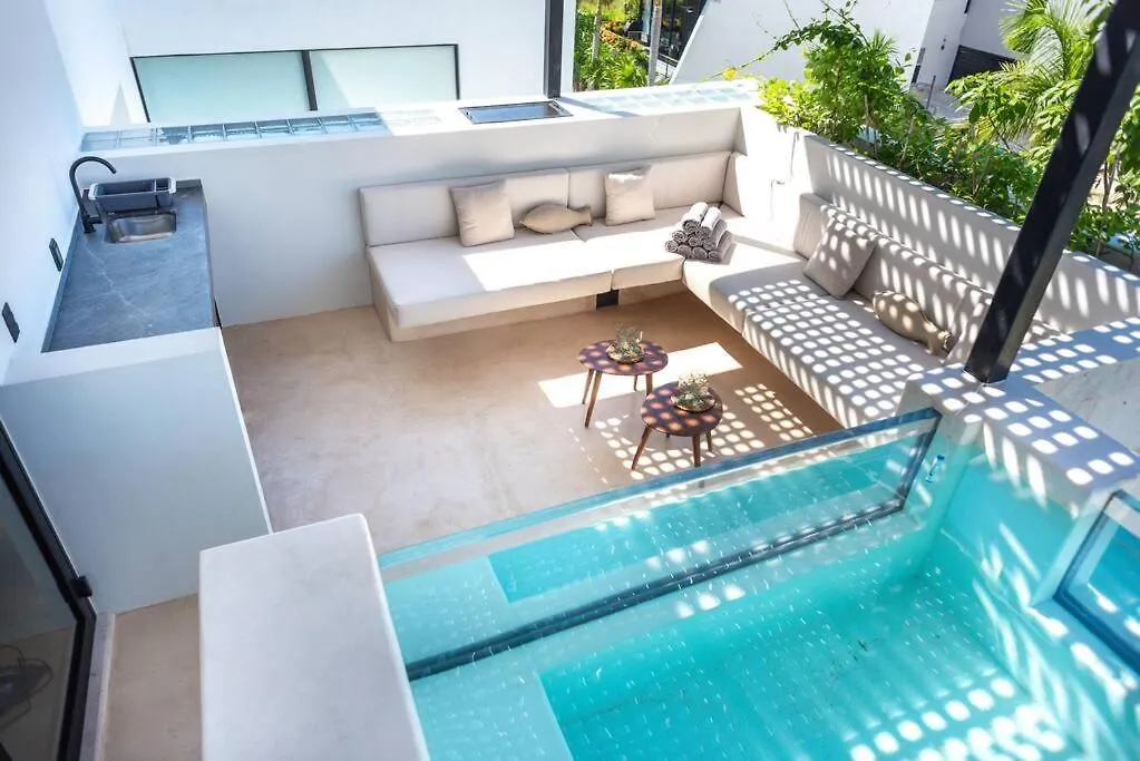*Private Rooftop Pool* 5 Min Walk To Beach 5Bdr Villa Cancun 0*,